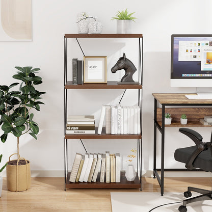 2/3/4/5-Tier Multipurpose Display Rack with Metal Frame-34 inches