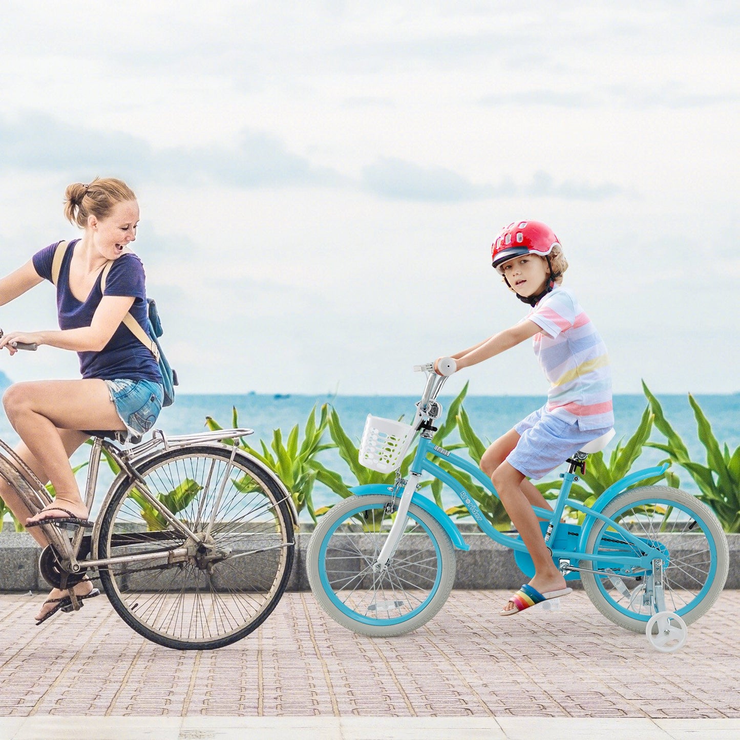 14/16/18 Inch Kids Bike with Dual Brakes and Adjustable Seat-16 inches