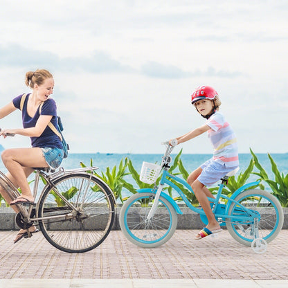 14/16/18 Inch Kids Bike with Dual Brakes and Adjustable Seat-16 inches