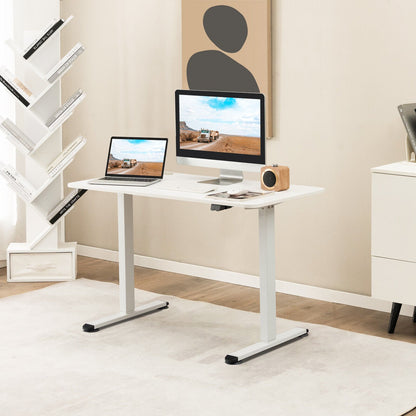 Electric Standing Desk Adjustable Stand up Computer Desk Anti-collision-Black