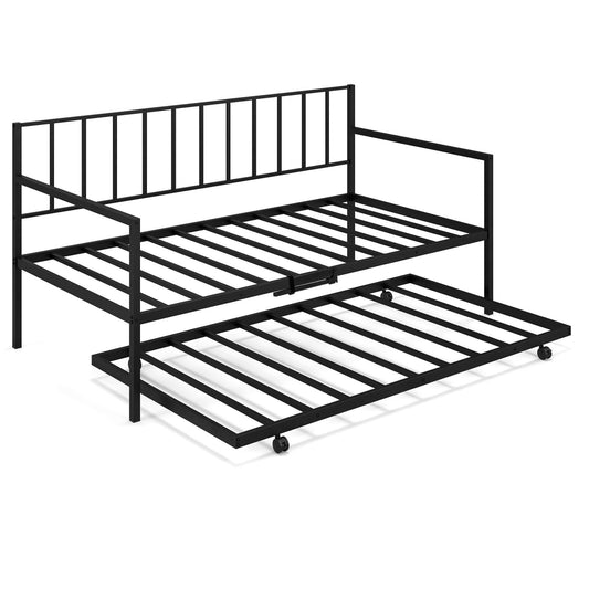 Twin Size Daybed and Trundle Frame Set Trundle Bedframe