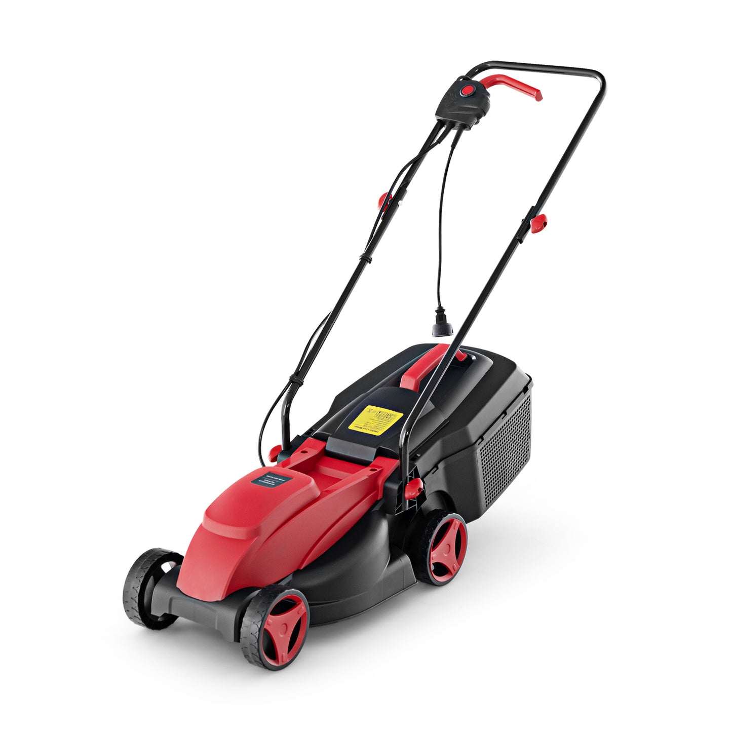 10 AMP 13 Inch Electric Corded Lawn Mower with Collection Box-Black & Green
