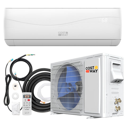 12000 BTU 17 SEER2 208-230V Ductless Mini Split Air Conditioner and Heater