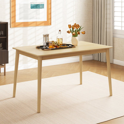 48 Inches Wooden Dining Table for 4 People-Brown