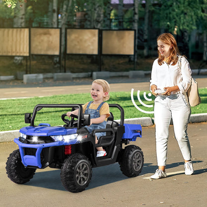 24V Ride on Dump Truck with Remote Control-Black