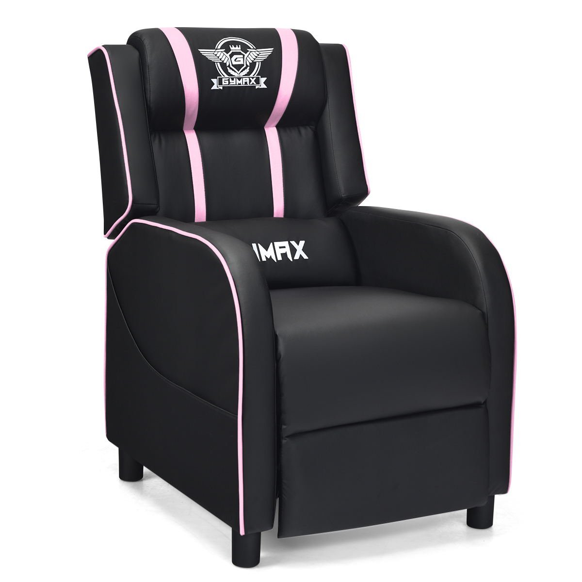 Massage Racing Gaming Single Recliner Chair-Blue