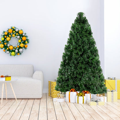 Artificial  Pre-Lit Fiber Optic PVC Christmas Tree-5 ft