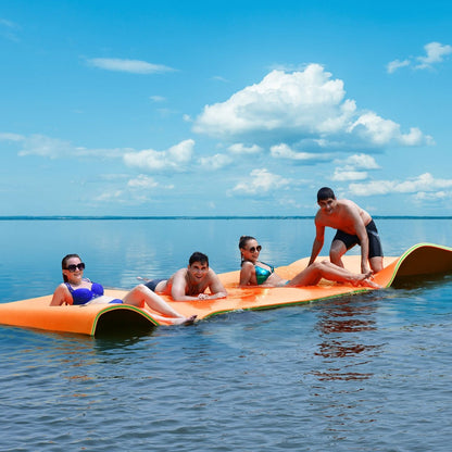 12 x 6 Feet 3 Layer Floating Water Pad-Blue