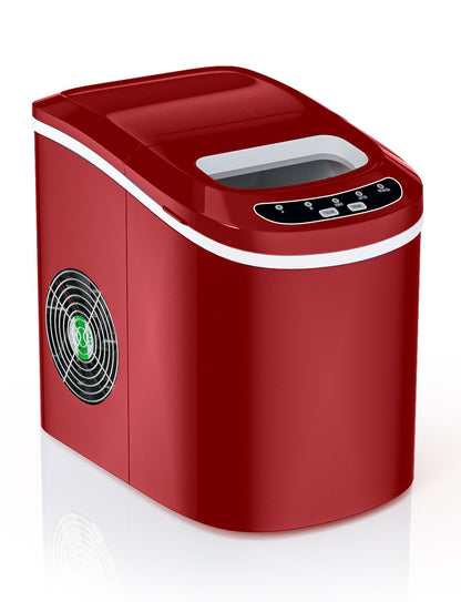 Mini Portable Compact Electric Ice Maker Machine-Black