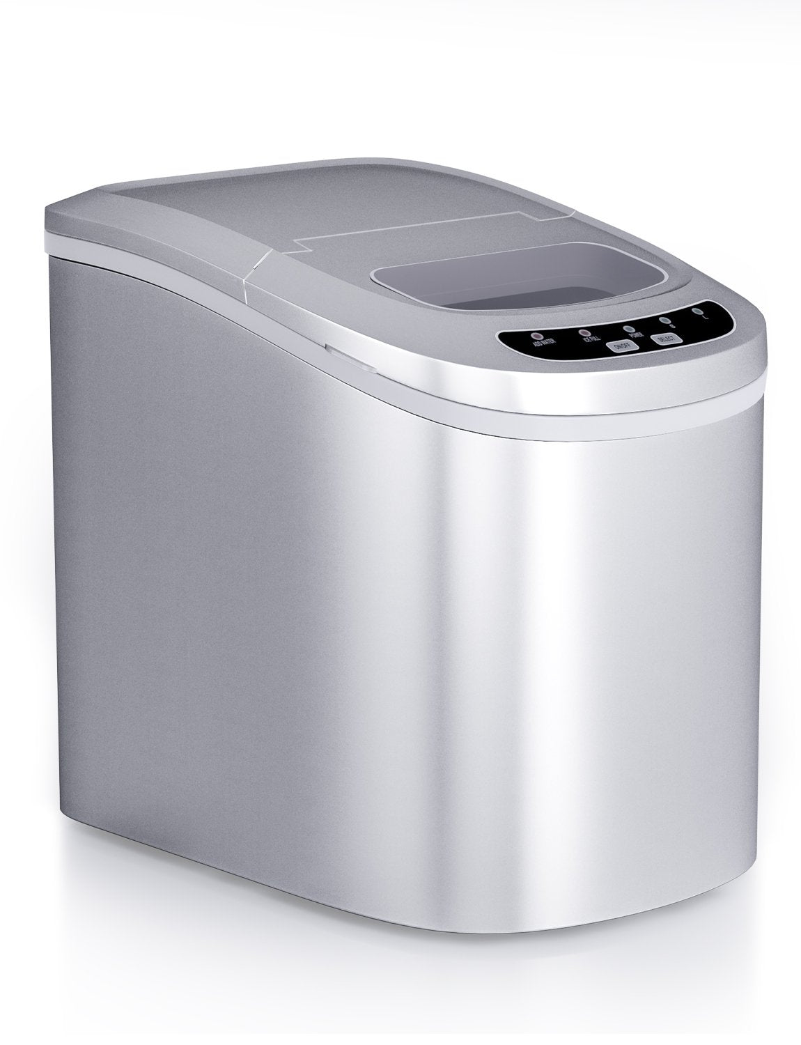 Mini Portable Compact Electric Ice Maker Machine-Black