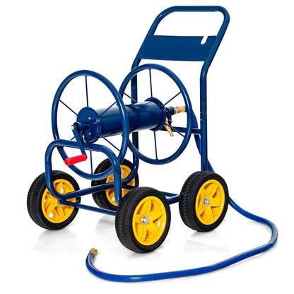 Garden Hose Reel Cart Holds 330 Feet of 3/4 Inch or 5/8 Inch Hose