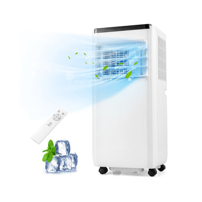 8000 BTU Portable Air Conditioner with Remote Control Cools up to 250 Sq.Ft