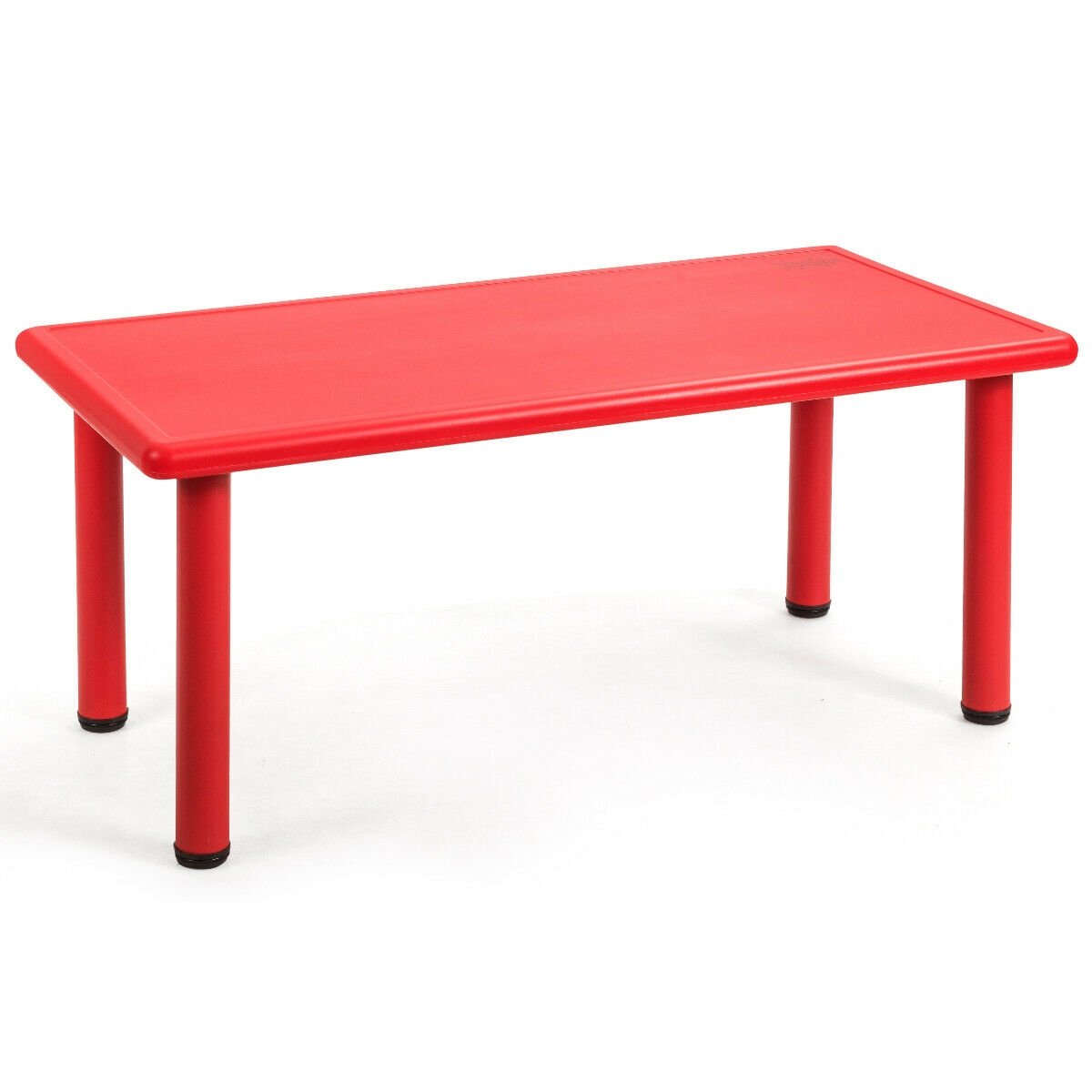 Kids Plastic Rectangular Learn and Play Table-Blue