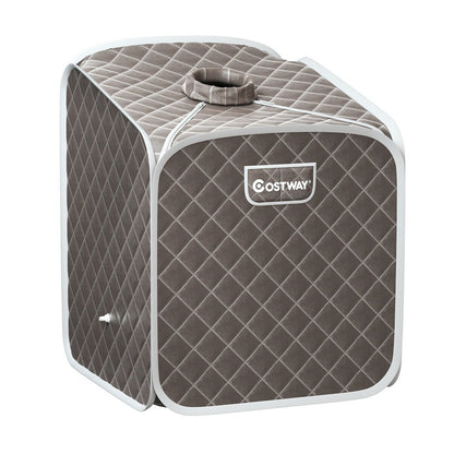 2L Portable Folding Steam Sauna Spa-Black