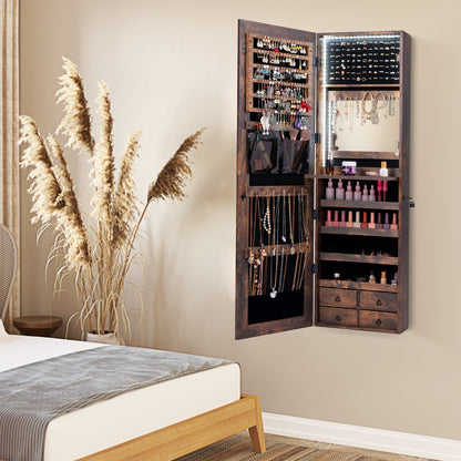 Multipurpose Storage Cabinet with 4 Drawers-Black