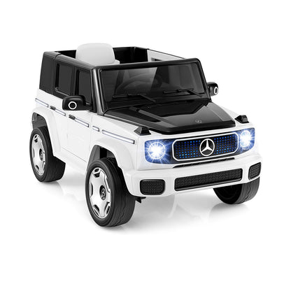 12V Licensed Mercedes-Benz EQG Kids Ride On Car with Remote Control-Black