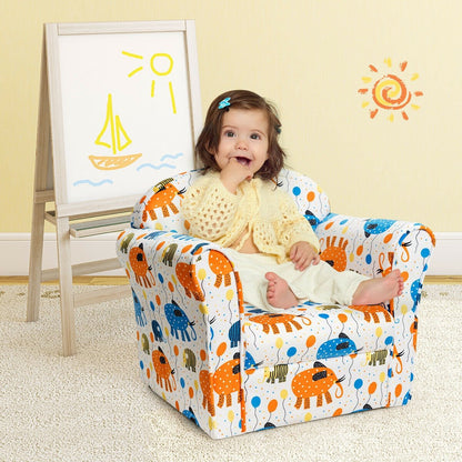 Kids Astronaut Armrest Upholstered Couch