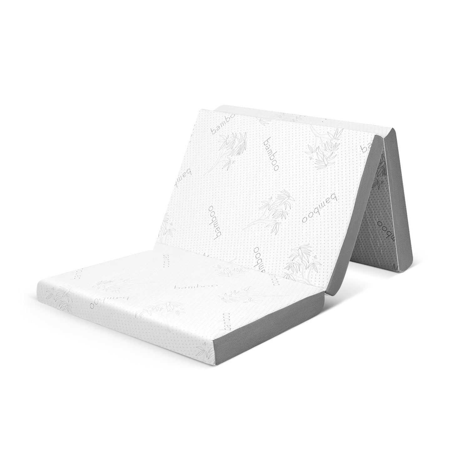 4 Inch Tri-fold Cool Gel Memory Foam Mattress-Queen Size