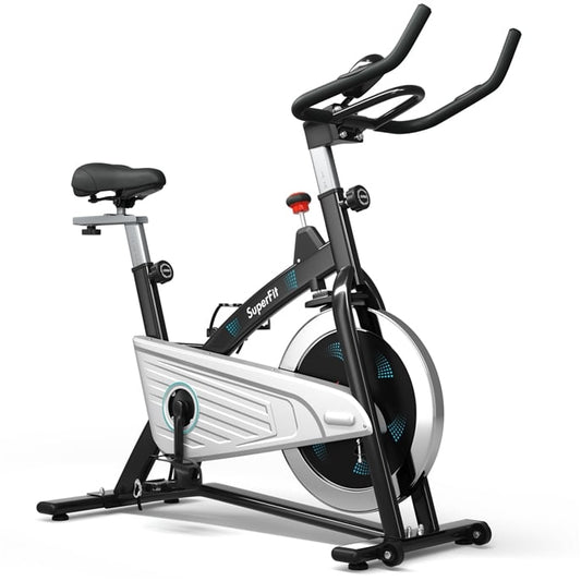 30Lbs Magnetic Fixed Indoor Training Bicycle with Monitor for Gym and House