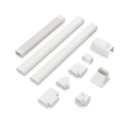 4 Inches W Mini Decorative PVC Slim Line Cover Kit-4 inches