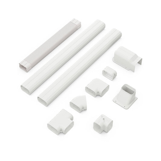 4 Inches W Mini Decorative PVC Slim Line Cover Kit-4 inches