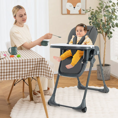 3-In-1 Convertible Baby High Chair for Toddlers-Beige