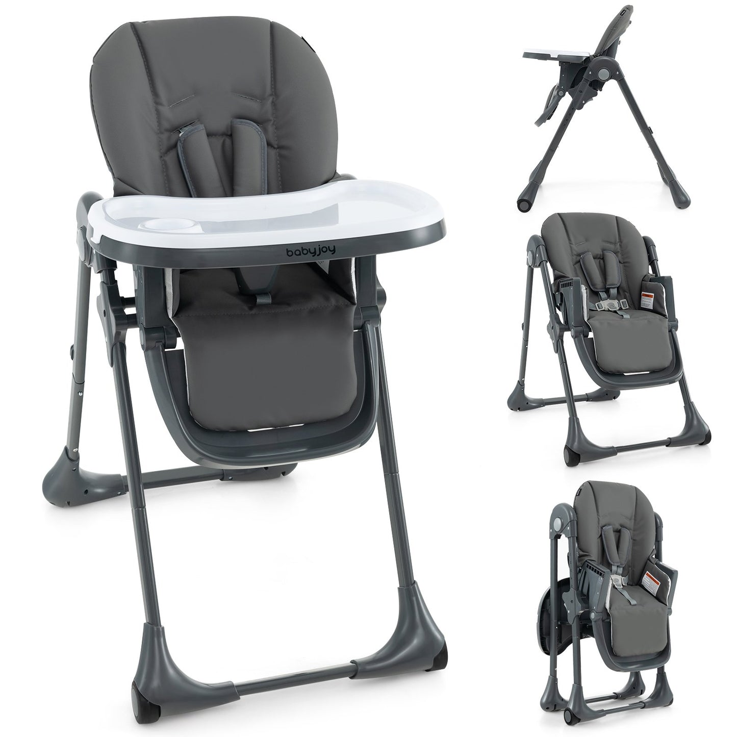 3-In-1 Convertible Baby High Chair for Toddlers-Beige