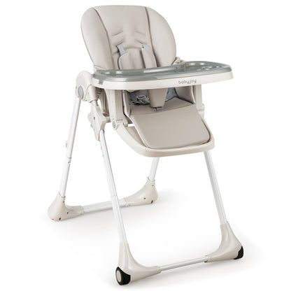 3-In-1 Convertible Baby High Chair for Toddlers-Beige