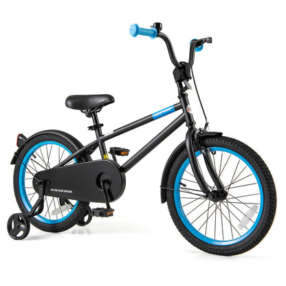 Kids Bike with Adjustable Handlebar and Saddle Black-16 inches