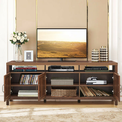 Universal TV Stand Entertainment Media Center for TV's up to 65 Inch-Gray