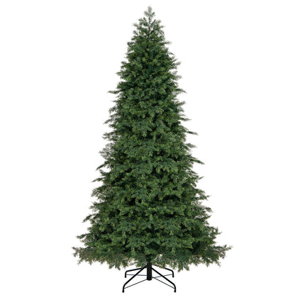 Artificial Christmas Tree Green Hinged Holiday Tree with 721/1019 Lush Branch Tips-6 ft