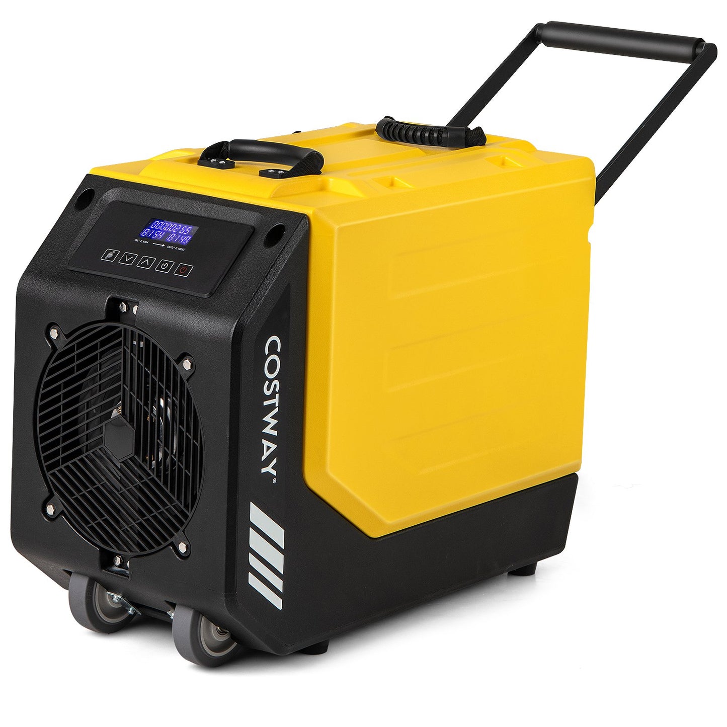 190 PPD Commercial Dehumidifier with Pump and 2 Wheels-Blue