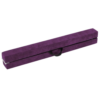Folding Balance Beam with Solid Wood Base and Anti-slip Bottom-Beige