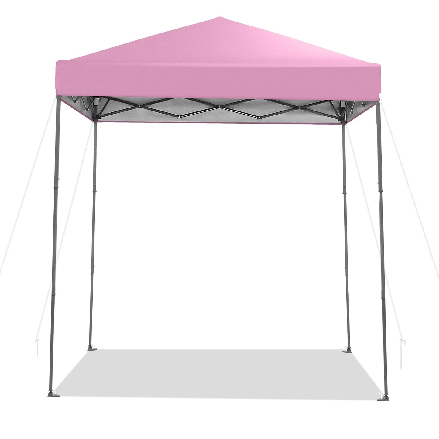 6.6 x 6.6 Feet Outdoor Pop-up Canopy Tent with UPF 50+ Sun Protection-Blue