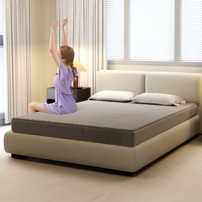 Twin/Queen/King Size Mattress Protector Luxury Super Soft Velvet Mattress Topper-King Size