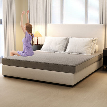 Twin/Queen/King Size Mattress Protector Luxury Super Soft Velvet Mattress Topper-King Size