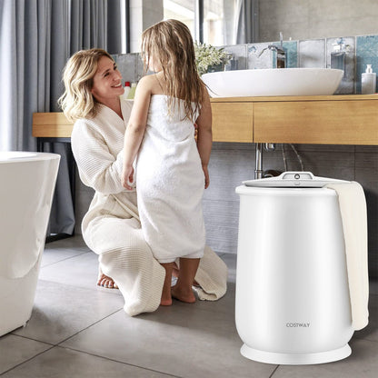 Towel Warmer Bucket with Auto Shut Off for Bathroom-Gray