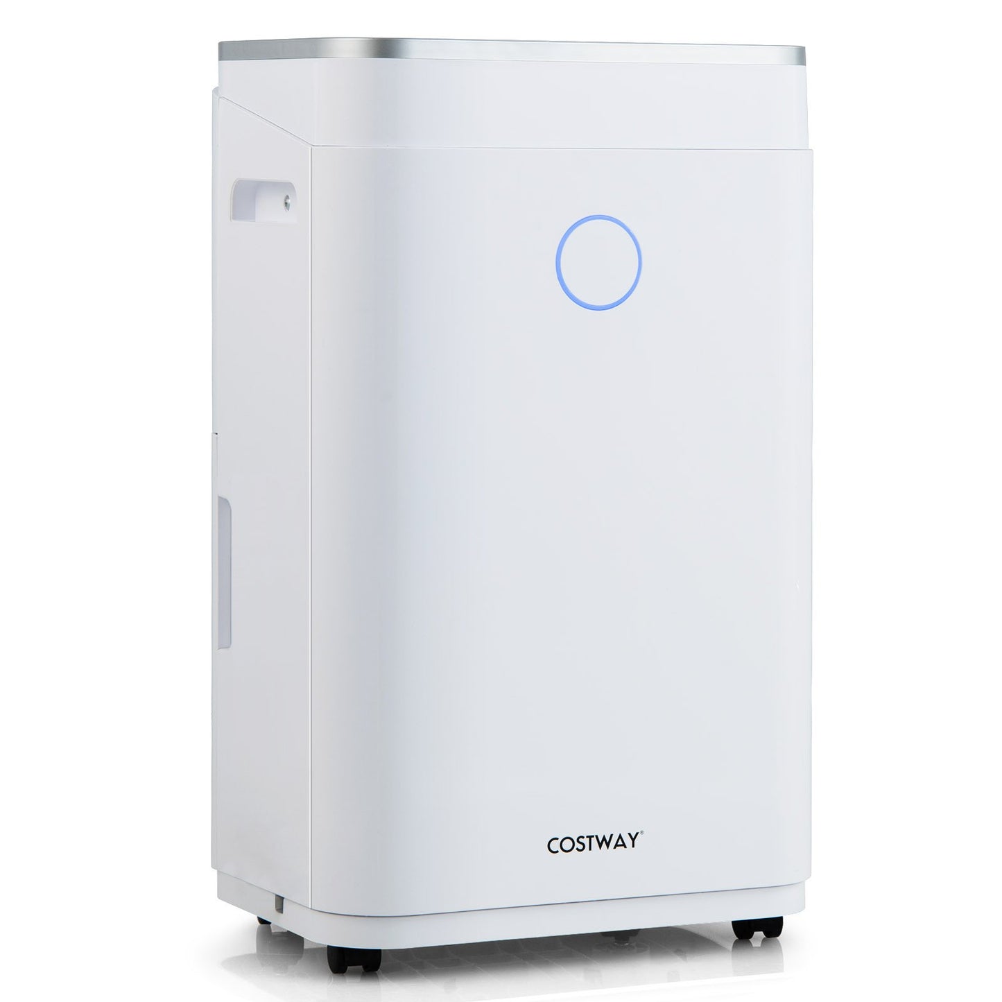 60-Pint Dehumidifier for Home and Basements 4000 Sq. Ft with 3-Color Digital Display-White
