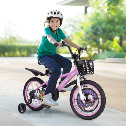 18 Inch Kids Bike for 4-8 Years Old Sport Bicycle with Adjustable Handlebar and Saddle-18 inches