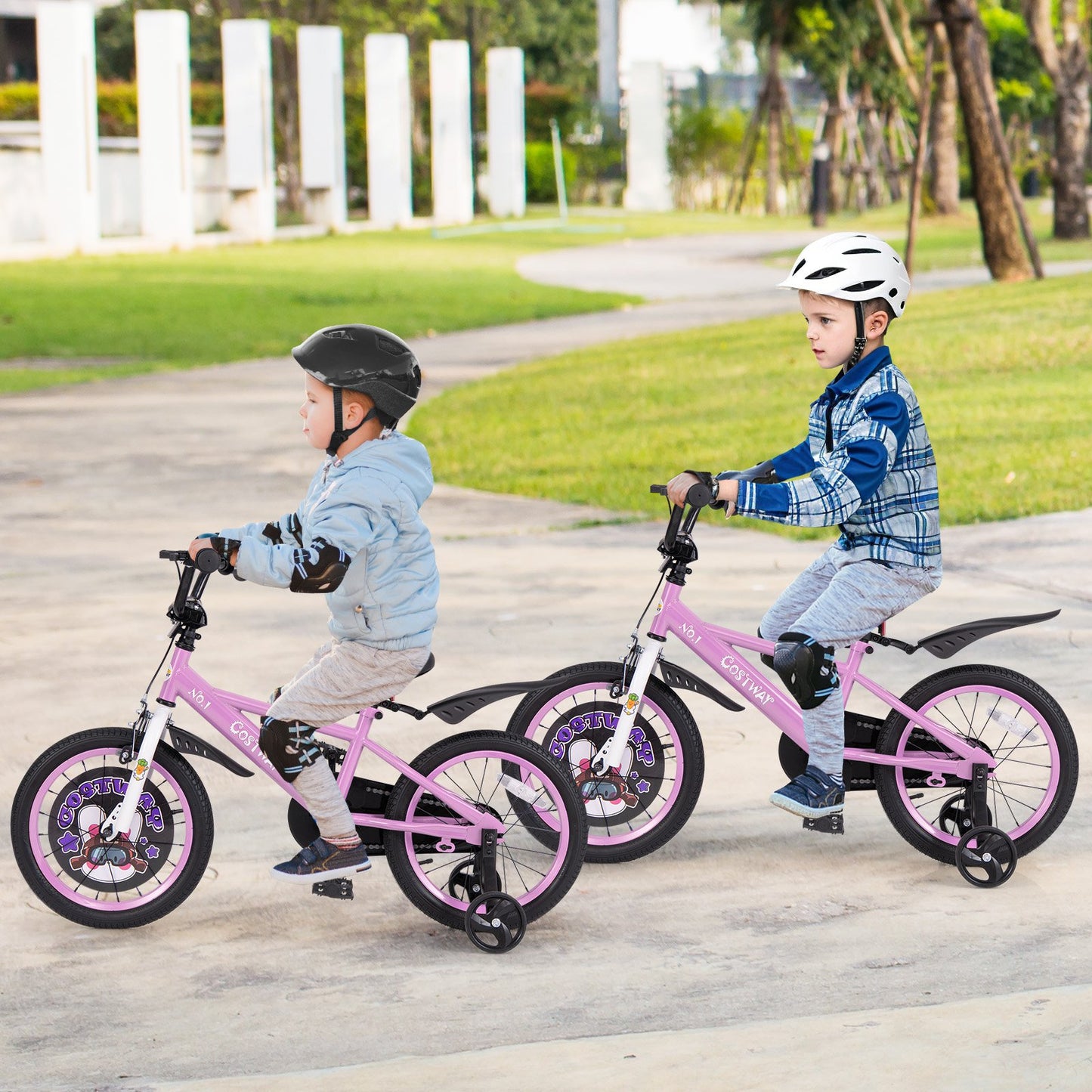 18 Inch Kids Bike for 4-8 Years Old Sport Bicycle with Adjustable Handlebar and Saddle-18 inches