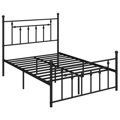 Full/Queen/Twin Size Heavy-duty Metal Bed Frame with Headboard-Full Size