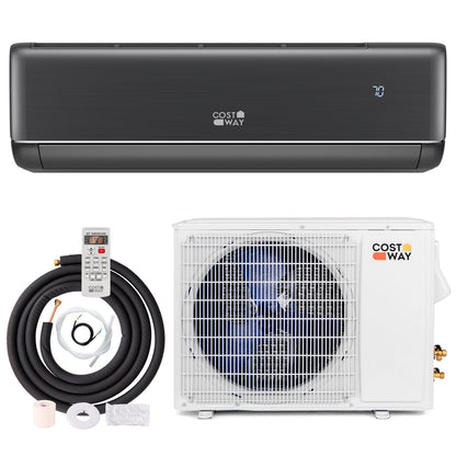 Energy Star Certified 18000 BTU 21 SEER2 208-230V Mini Split Air Conditioner and Heater Gray