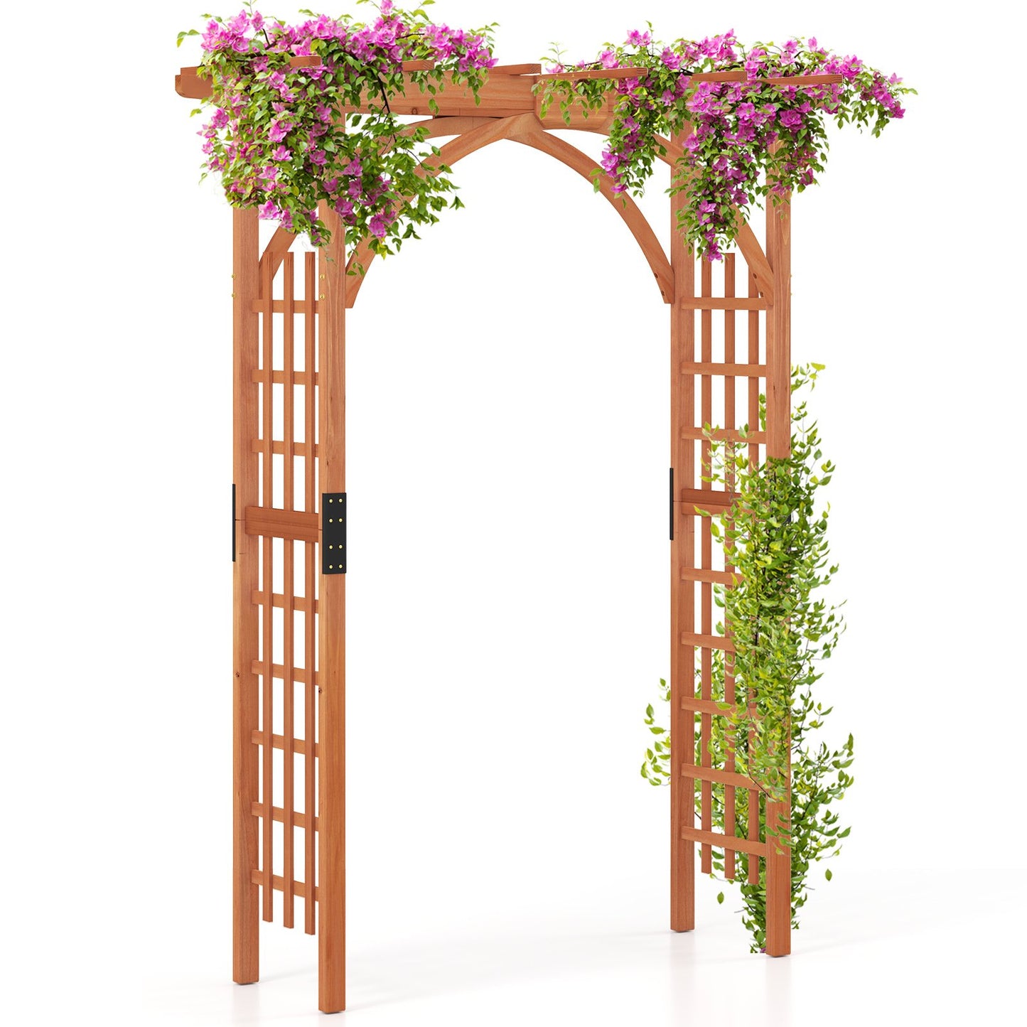 Garden Archway Arch Lattice Trellis Pergola for Climbing Plants and Outdoor Wedding Bridal Decor