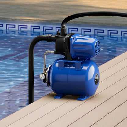 1200 W Garden Water Pump Shallow Well Pressurized Irrigation-Black