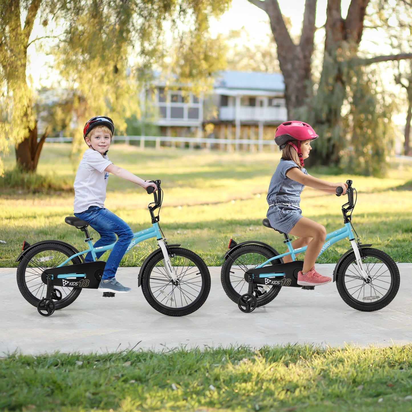 12-Inch Kids Bike for 3-4 Years Old Children Bicycle with Training Wheels
