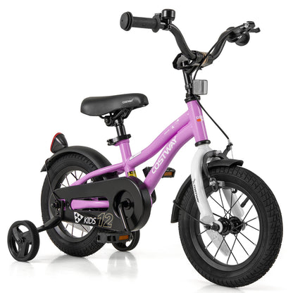 Kids Bike 16-Inch Children Training Bicycle with 2 Brake for 4-7 Years Old