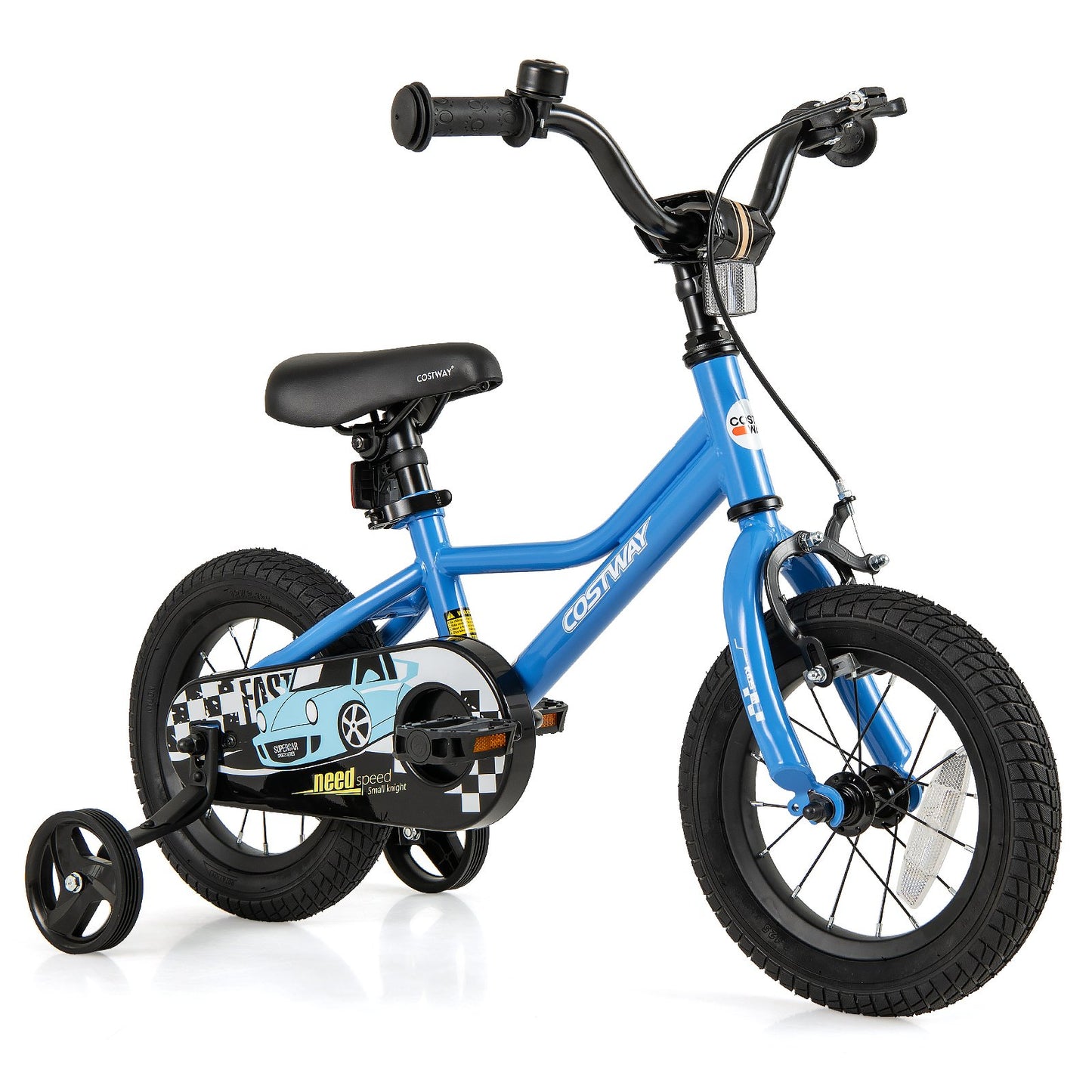 18 Inch Kids Bike with Removable Training Wheels for Aged 4-8 Years Old