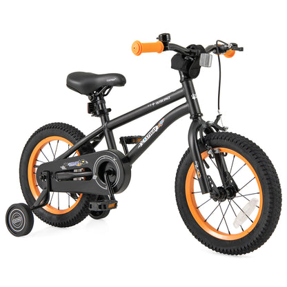 14-inch kids' sport bicycle with adjustable seat and reflectors, designed for children aged 3 to 5 years old.