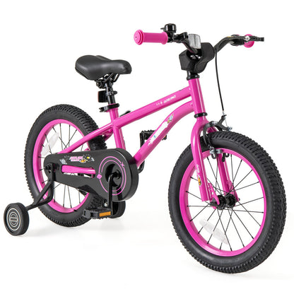 18 Inch Kids Bike for 4-8 Years Old Adjustable with Removable Training Wheels