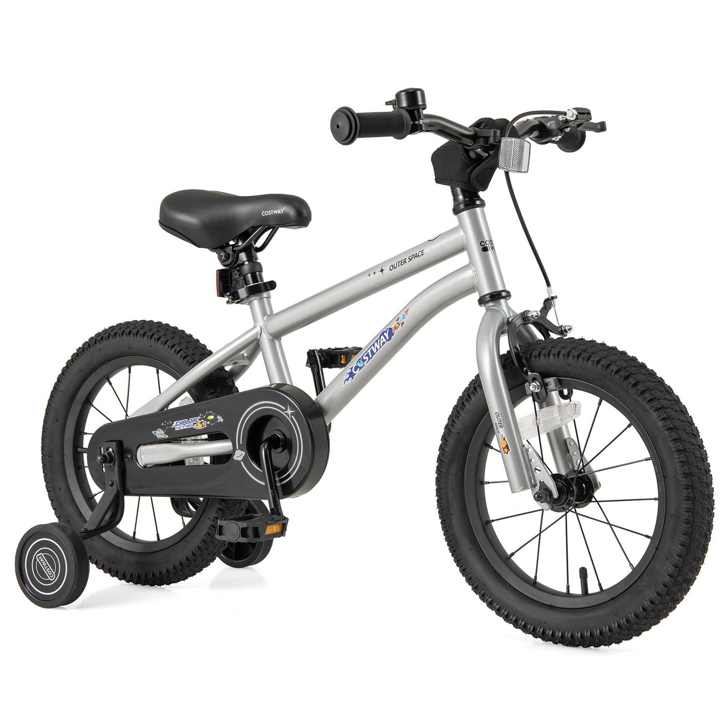16-Inch Kids Bike Bicycle for Boys Girls 4-7 Adjustable with High Carbon Steel Frame-16 inches